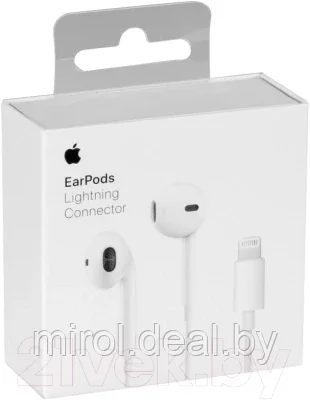 Наушники-гарнитура Apple EarPods MMTN2 - фото 7 - id-p208529565