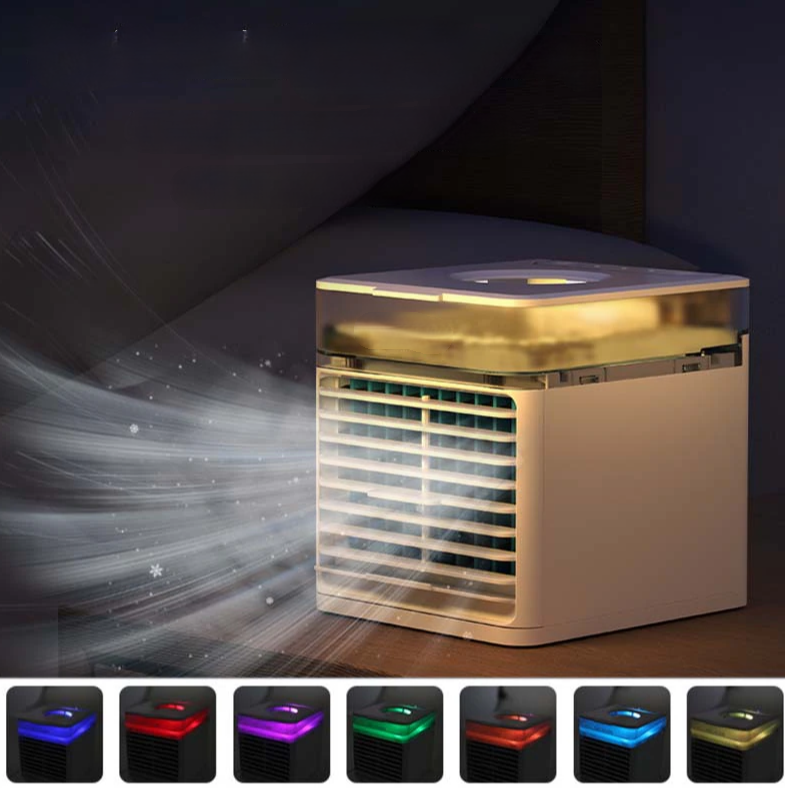 Мини кондиционер Ultra Air Cooler / Охладитель воздуха (3 режима, 7 цветов LED - подсветки) - фото 2 - id-p159150499