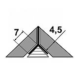 Профиль Y-образный "Мерседес" для плитки ПП 05-4 бронза люкс до 4.5мм длина 2700мм, фото 2