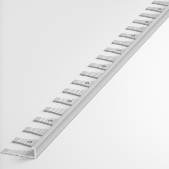Профиль L-образный наружный гибкий для плитки ПК 02-6 без покрытия до 6мм длина 2700мм - фото 1 - id-p208531479