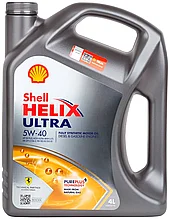 Моторное масло SHELL HELIX ULTRA 5W-40 4L