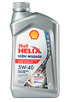 Моторное масло SHELL HELIX High Mileage 5W-40 1L