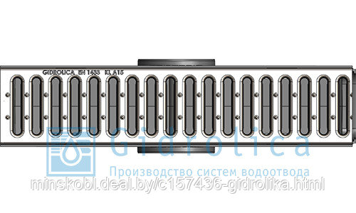 Комплект: Пескоуловитель для пластиковых лотков Лайт ПУ 10.11,5.32 - пластиковый с решеткой стальной, кл.А - фото 4 - id-p3029550