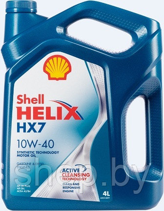 Моторное масло SHELL HELIX HX7 10W-40 4L - фото 1 - id-p208548693