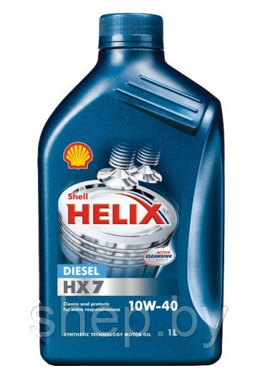 Моторное масло Shell 10W40 Helix Diesel HX7 1L - фото 1 - id-p208549267