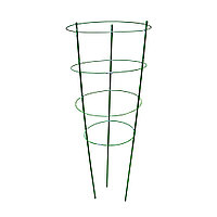 Опора для растений кольцевая металлическая с ПВХ покрытием, высота 90см BRADAS