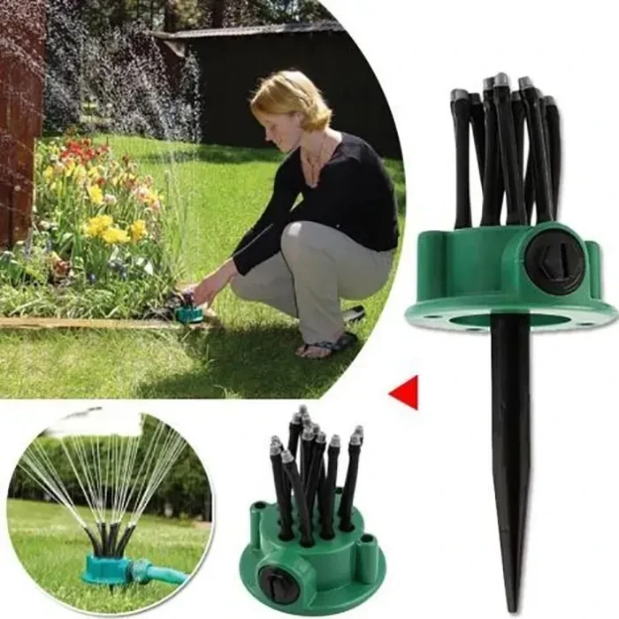 Разбрызгиватель/дождеватель Ороситель Multifunctional Sprinkler 360 градусов - фото 2 - id-p208552675