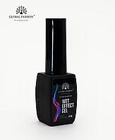 Основа для растекания Wet effect gel, прозрачная, для дизайна по мокрому, 8 мл.