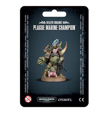 Warhammer: Гвардия Смерти Чемпион Чумных Десантников / Death Guard Plague Marine Champion (арт. 43-48), фото 2