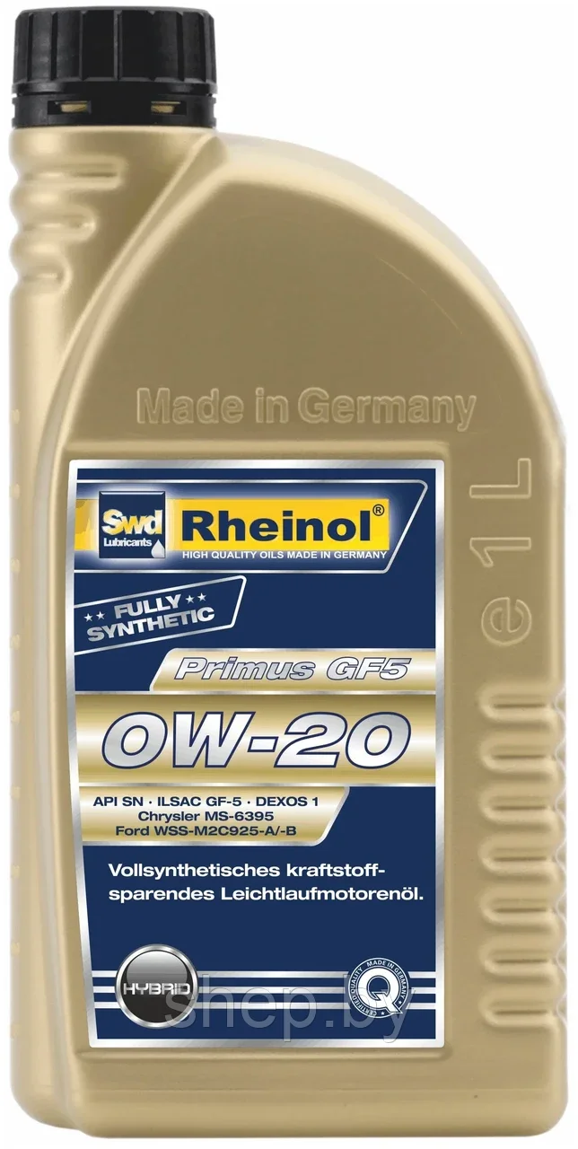 Моторное масло SwdRheinol Primus GF5 Plus 0W-20 1L - фото 1 - id-p208560282