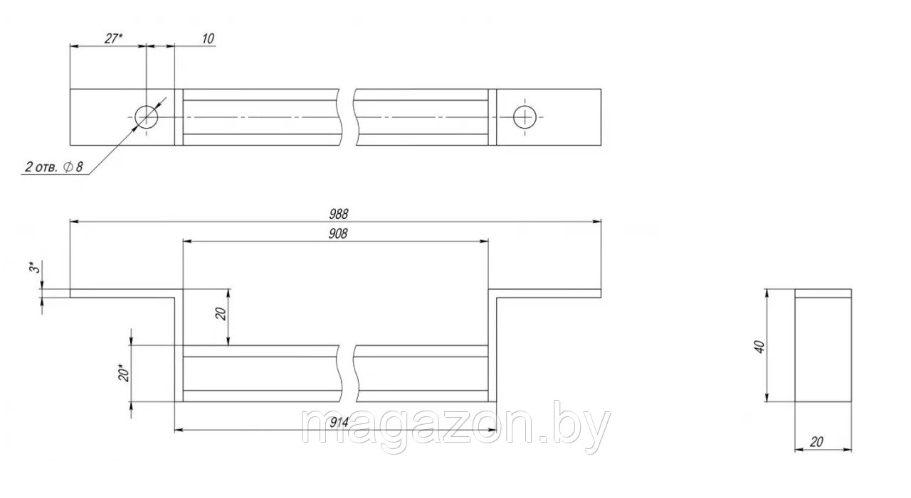 Опора для бака Rostok 80л - фото 4 - id-p208561281