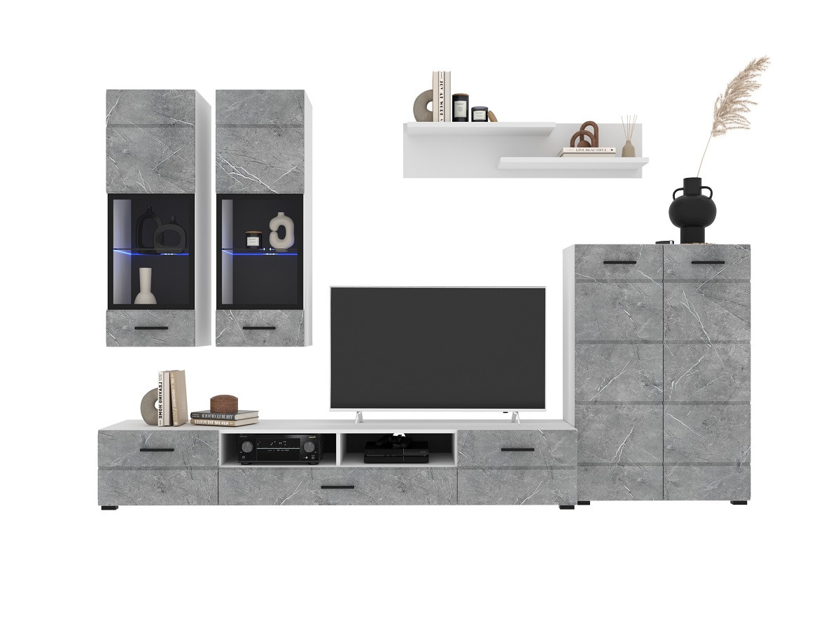 Гостиная Neo-1 Керамика с подсветкой