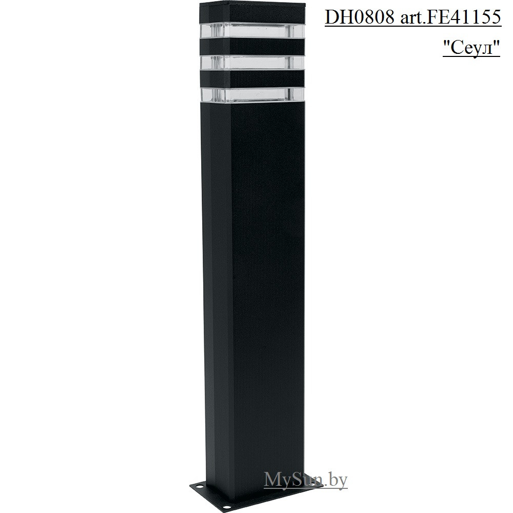 Уличный светильник столбик DH0808 Feron IP54 черный