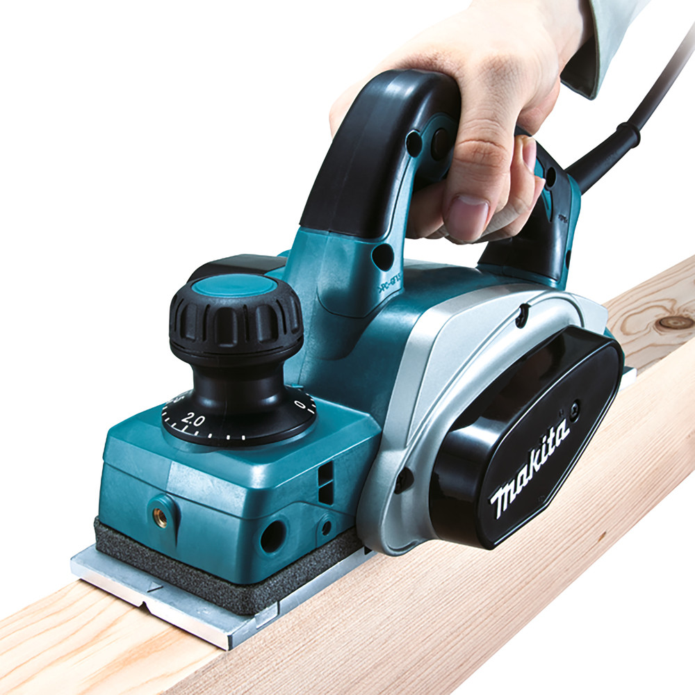 MAKITA KP 0800 Рубанок электрический 620 Вт, 82 мм, 0-2.5 мм. MAKITA KP0800 - фото 2 - id-p208563547