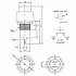 Кнопка круглая Micro Ø10мм 250V 1А ON-OFF с фиксацией зеленая 36-3073, фото 2