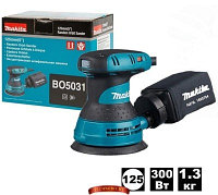 Эксцентриковая шлифмашина Makita BO5031 (300Вт, круг 125мм, регулятор 4000-12000 об/мин)