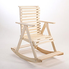 Кресло-качалка, 70×110×90см, из липы, "Добропаровъ"