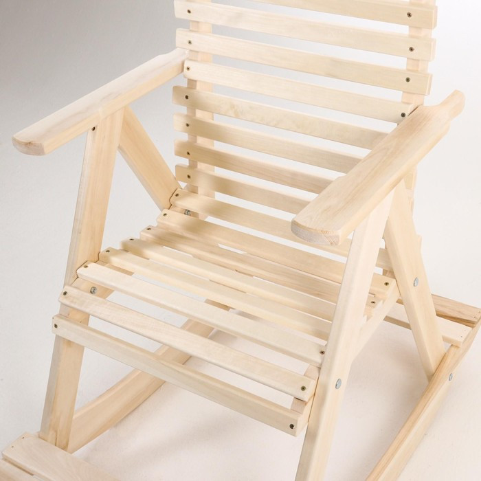Кресло-качалка, 70×110×90см, из липы, "Добропаровъ" - фото 2 - id-p208564280