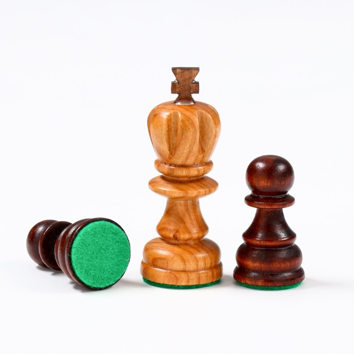 Шахматы "Жемчуг", 40.5 х 40.5 см, король h-8.5 см, пешка h-5 см - фото 4 - id-p208567148