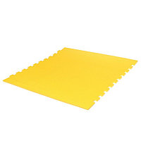 Мягкий пол универсальный «New-накат. Соты», цвет жёлтый, 100 × 100 см, 14 мм, 30 шор