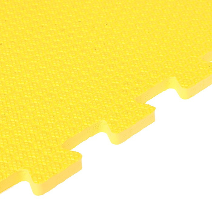 Мягкий пол универсальный «New-накат. Соты», цвет жёлтый, 100 × 100 см, 14 мм - фото 3 - id-p208566140