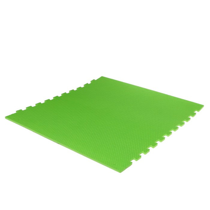 Мягкий пол универсальный «New-накат. Соты», цвет зелёный, 100 × 100 см, 14 мм - фото 1 - id-p208566141
