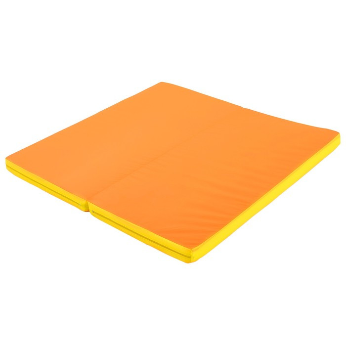 Мат 100 х 100 х 6 см, 1 сложение, oxford, цвет жёлтый/оранжевый - фото 4 - id-p208568124
