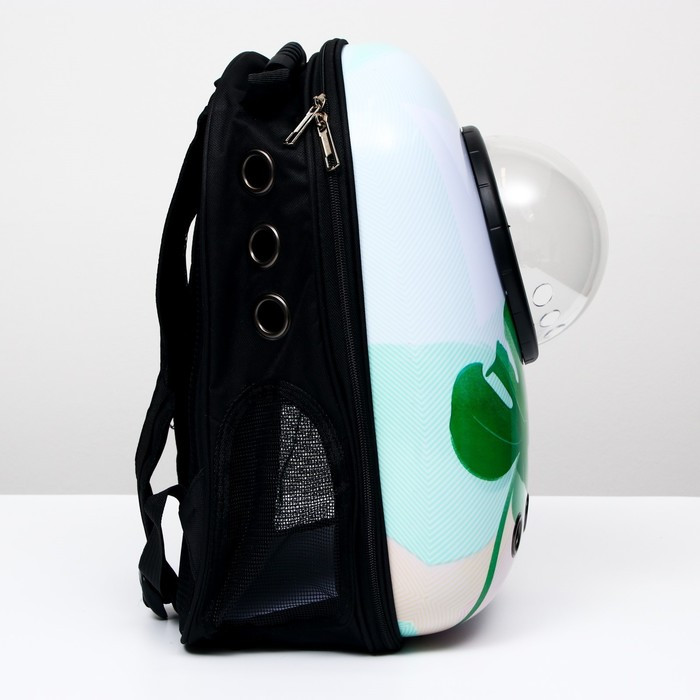 Рюкзак для переноски животных "Лист", с окном для обзора, 32 х 25 х 42 см - фото 2 - id-p208564438