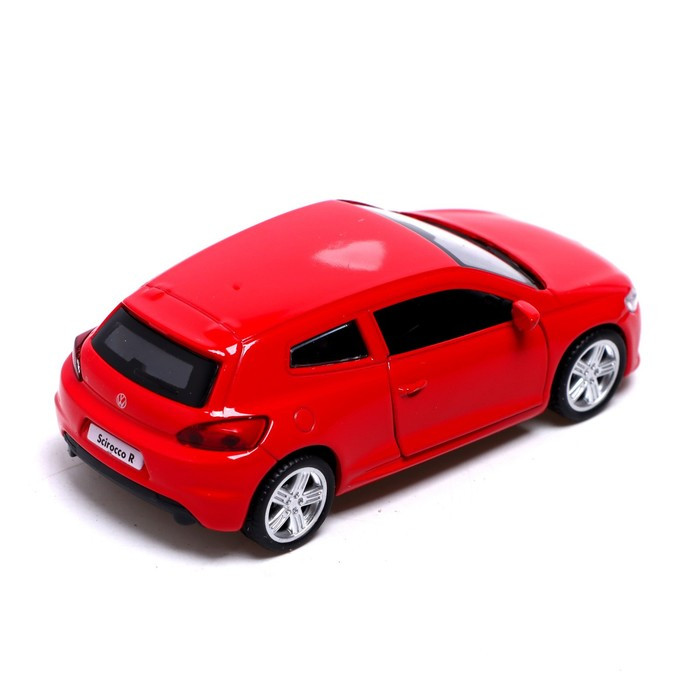 Машина металлическая VOLKSWAGEN SCIROCCO R1, 1:38, инерция, открываются двери, цвет красный - фото 4 - id-p208566416