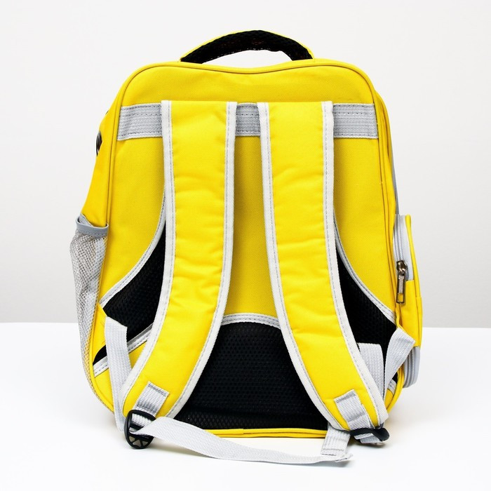 Рюкзак для переноски животных "Котик", прозрачный, 34 х 25 х 40 см, жёлтый - фото 4 - id-p208564449