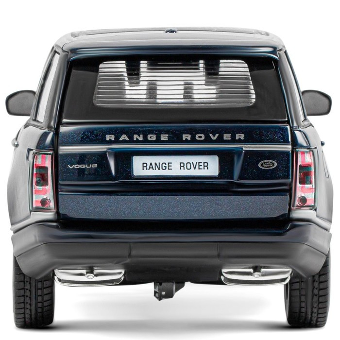 Машина металлическая Range Rover 1:26, открываются двери, капот, багажник, свет и звук, цвет синий перламутр - фото 10 - id-p208566439