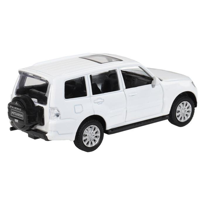 Машина металлическая Mitsubishi Pajero 4WD Turbo 1:43, инерция, открываются двери, цвет белый - фото 5 - id-p208566711