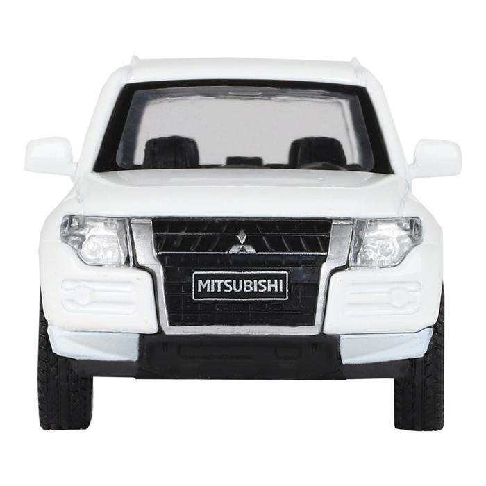 Машина металлическая Mitsubishi Pajero 4WD Turbo 1:43, инерция, открываются двери, цвет белый - фото 6 - id-p208566711