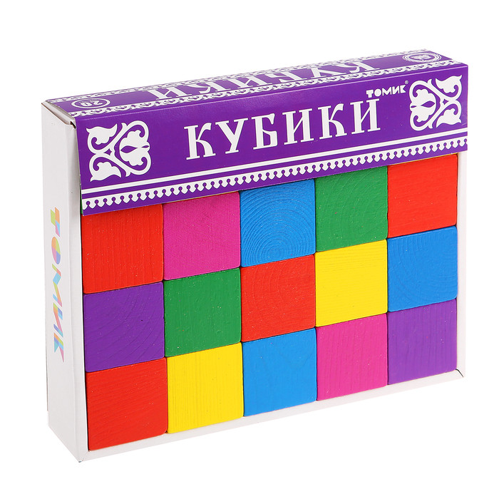 Кубики «Цветные» 20 элементов - фото 4 - id-p208564892