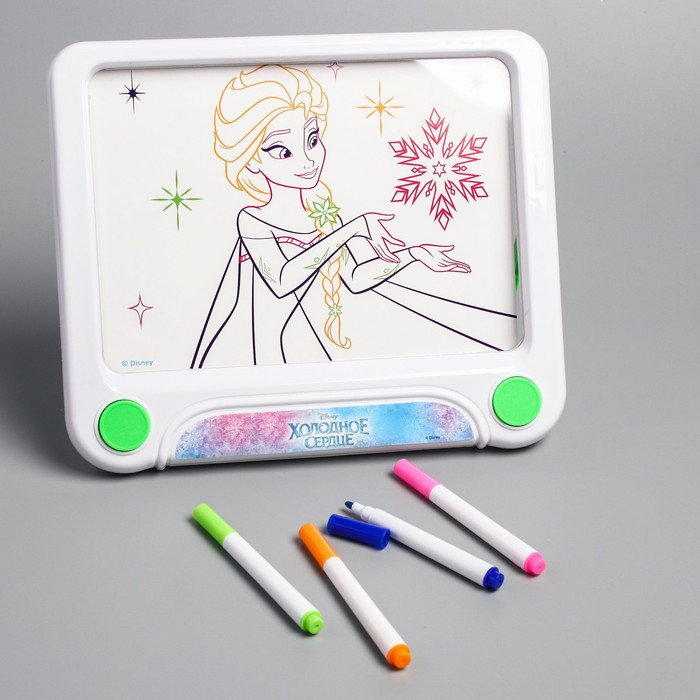 3D-планшет для рисования «Холодное сердце», неоновые маркеры, световые эффекты, с карточками - фото 4 - id-p208567365