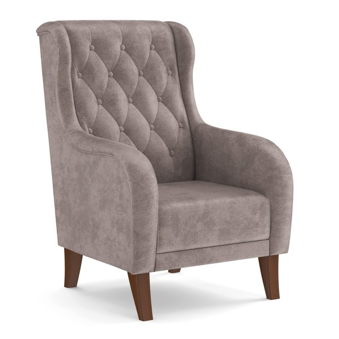Кресло для отдыха «Амарант», велюр, цвет тенерифе стоун - фото 1 - id-p208573925