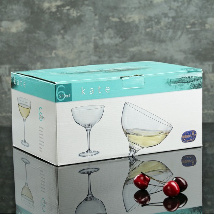 Набор бокалов для коктейля «Кейт», 220 мл, 6 шт - фото 4 - id-p208571764