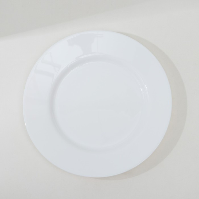 Набор обеденных тарелок Luminarc EVERYDAY, d=24 см, стеклокерамика, 6 шт, цвет белый - фото 3 - id-p208573220