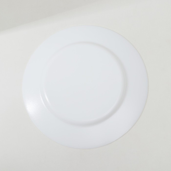 Набор обеденных тарелок Luminarc EVERYDAY, d=24 см, стеклокерамика, 6 шт, цвет белый - фото 4 - id-p208573220