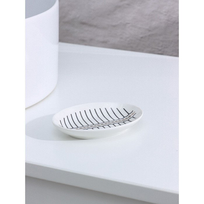 Набор аксессуаров для ванной комнаты «Греция», 4 предмета (мыльница, дозатор 350 мл, два стакана), цвет серый - фото 4 - id-p208575175