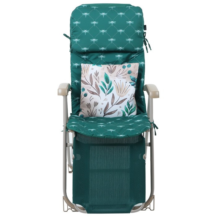 Кресло-шезлонг матрас + подушка HHK6/G темно-зелёный - фото 3 - id-p208574934