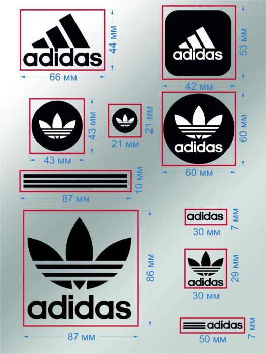 Термонаклейки на одежду Adidas наклейки аппликация декор принт - фото 4 - id-p208576454