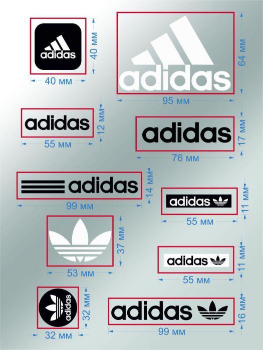 Термонаклейки на одежду Adidas наклейки аппликация декор принт - фото 5 - id-p208576454