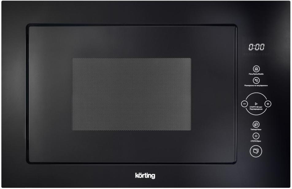 Встраиваемая микроволновая печь Korting KMI 825 TGN 38.8х59.4х37.4 см, 25 л, 900 Вт, гриль: 1000 Вт, сенсорное - фото 1 - id-p208576503