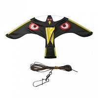 Змей воздушный Черный коршун 140х80 см визуальный отпугиватель (код.01265) "0187"