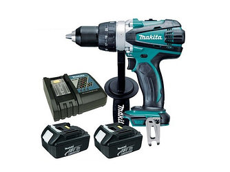 Аккум. дрель-шуруповерт MAKITA DDF 458 RFE в чем. (18.0 В, 2 акк., 3.0 А/ч Li-Ion, 2 скор., 91 Нм, ш