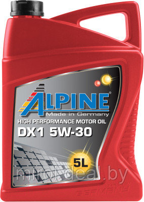 Моторное масло ALPINE DX1 5W30 / 0101662 - фото 1 - id-p208578711