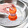 IKEA/  ВИДЕВЕККМАЛ щетка для мытья посуды, с дозатором, ярко-оранжевый, фото 2
