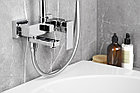 Душевая колонна со смесителем для ванны со складным изливом Armatura Logon, хром, фото 7