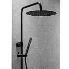 Душевая колонна с термостатическим смесителем для душа с изливом для ванной Armatura Moza Black Premium, черн., фото 3